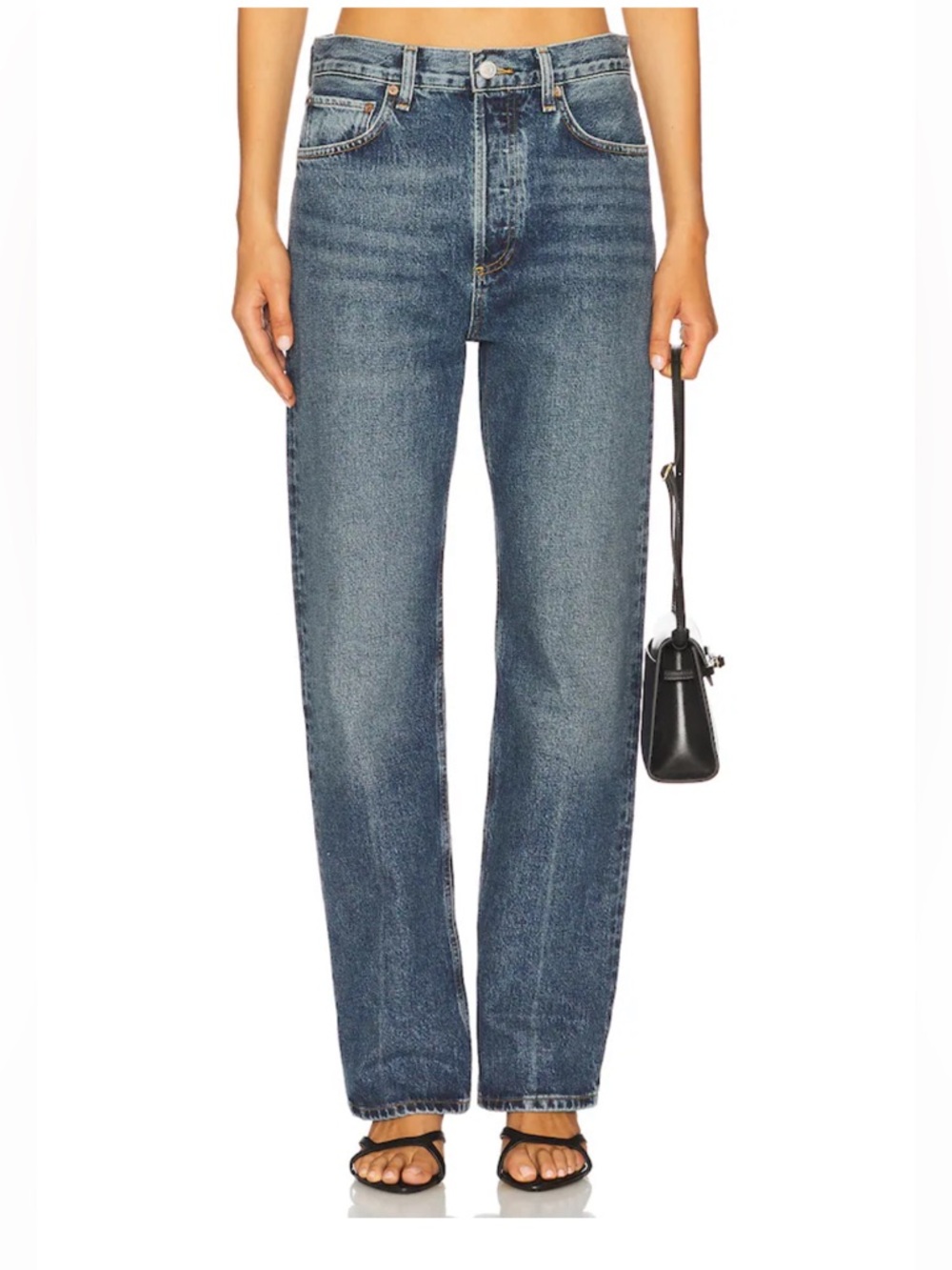 AGOLDE Fran Jean in Dwell straight leg